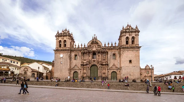 Cusco Perú Enero 2017 Catedral Cusco Plaza Armas Cusco — Foto de Stock