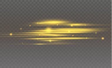 Vektör kırmızı ve mavi özel efekt. Saydam bir arka plan üzerinde parlak şeritler. Güzel kızdırma parlaklık ve spark.particle hareket efekti
