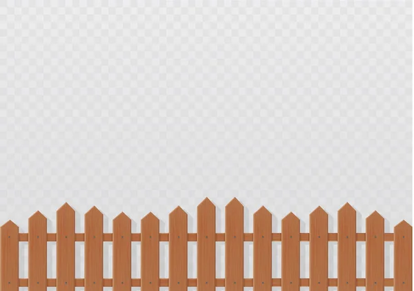 Recinzione in legno illustrazione isolata su sfondo bianco. set icone recinzione fatta da illustrazione vettoriale — Vettoriale Stock