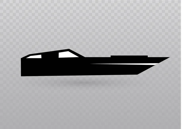 Concepto de vector de crucero marítimo o oceánico en estilo plano . — Vector de stock