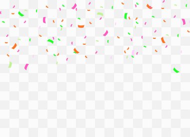 Renkli parlak konfeti