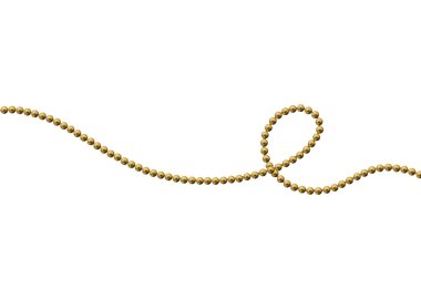 Güzel altın boncuk 