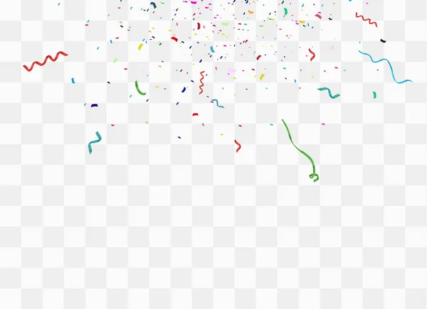 Kleurrijke heldere confetti — Stockvector