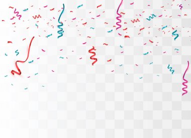 Renkli parlak konfeti