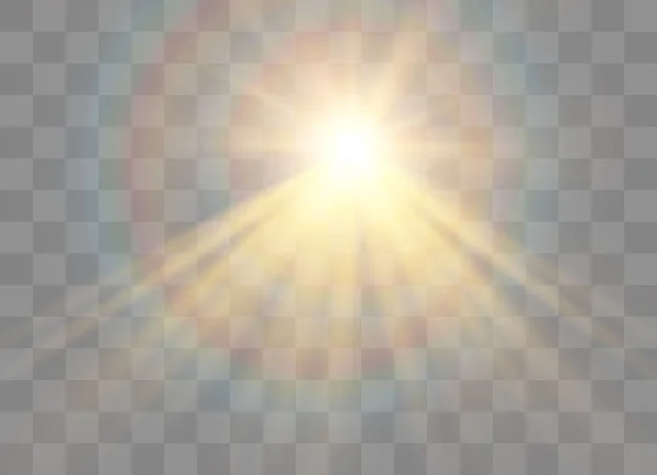 Сонячне світло світлові ефекти — стоковий вектор