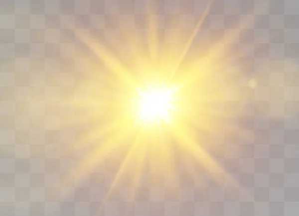 Сонячне світло світлові ефекти — стоковий вектор
