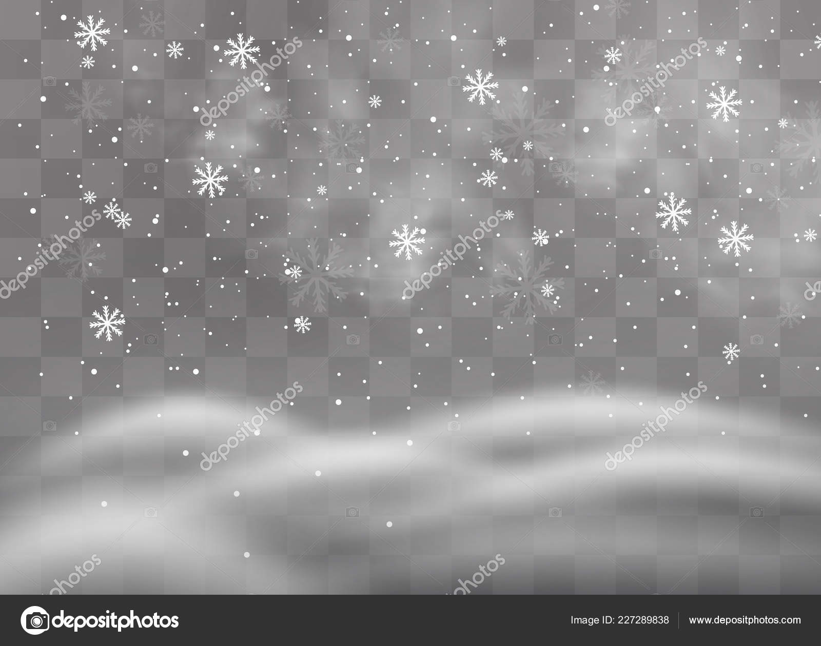 雪と風の透明背景に ホワイトグラデーション装飾要素ベクトルイラスト 冬と雪と霧 風と霧 ストックベクター  ©roman11998866@gmail.com 227289838, image size:1600x1260