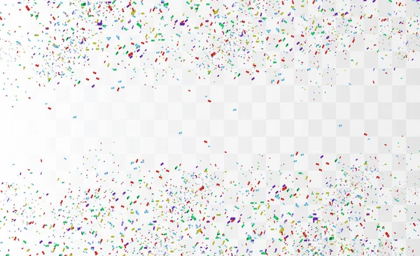 Kleurrijke heldere confetti — Stockvector