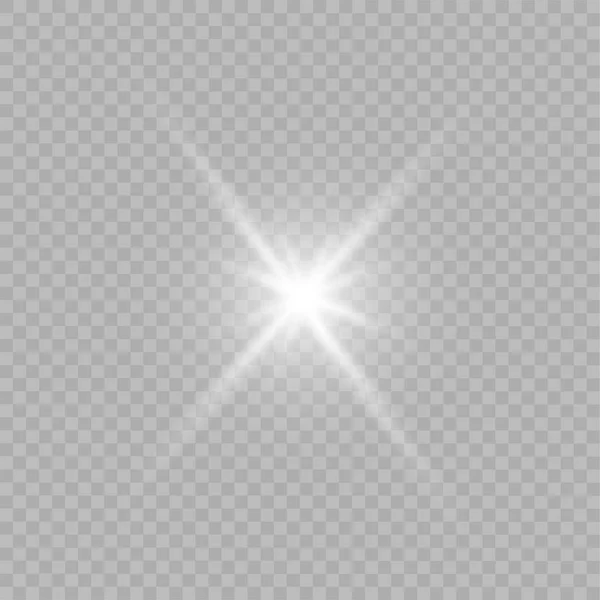 Світіння ізольовані білий — стоковий вектор