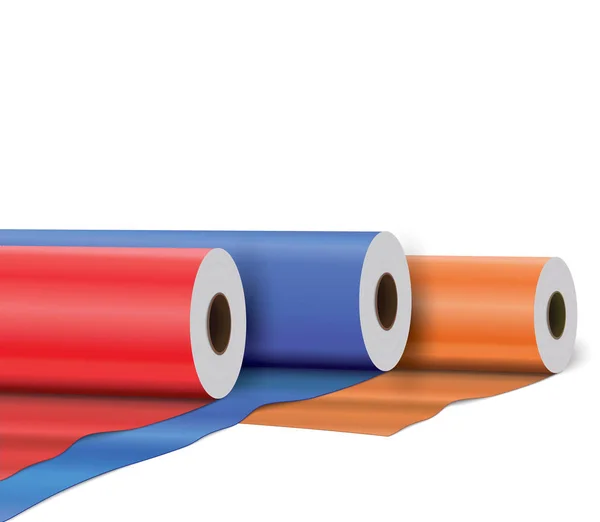 PVC-Folie Kunststofffolie oder Folie — Stockvektor