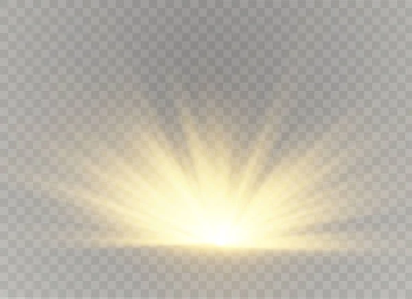 Lumière surbrillance jaune — Image vectorielle