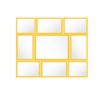 Fotoğraflar için vektör çerçeve