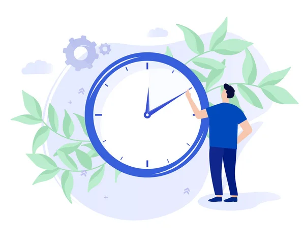Concepto gestión del tiempo — Archivo Imágenes Vectoriales