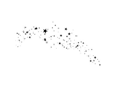 Beyaz bir arka plan üzerinde yıldız