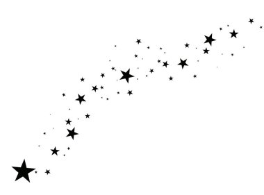 Beyaz bir arka plan üzerinde yıldız