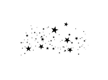 Beyaz bir arka plan üzerinde yıldız