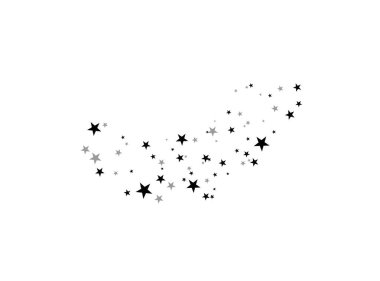 Beyaz bir arka plan üzerinde yıldız