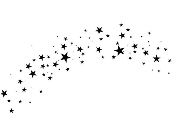 Estrellas sobre un fondo blanco — Vector de stock