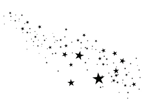 Estrellas sobre un fondo blanco — Vector de stock
