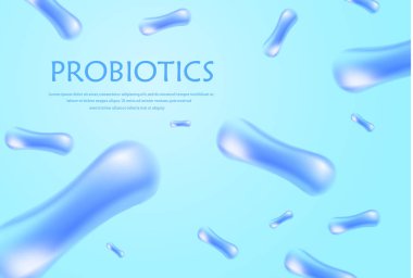 Probiyotik bakteri vektör