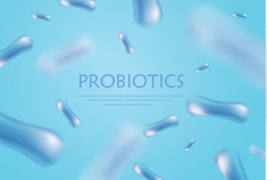 Probiyotik bakteri vektör