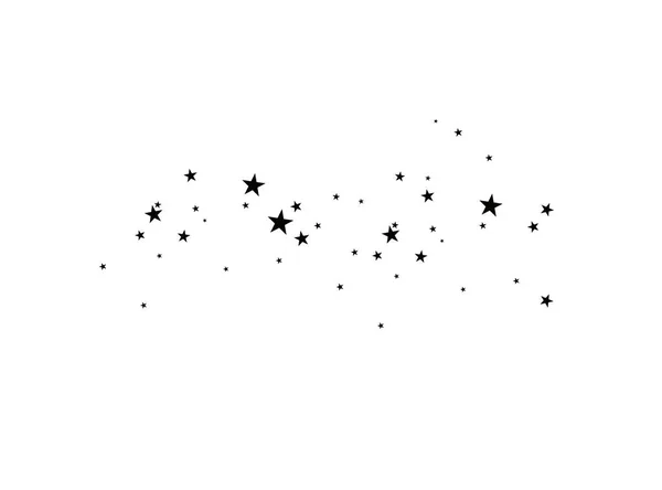 Stars on a white background