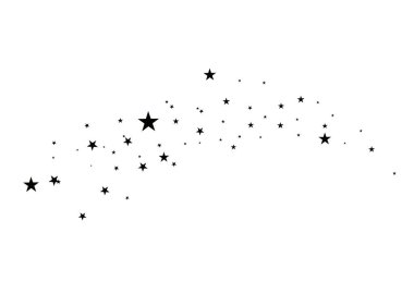 Beyaz bir arka plan üzerinde yıldız