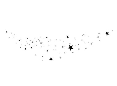 Beyaz bir arka plan üzerinde yıldız