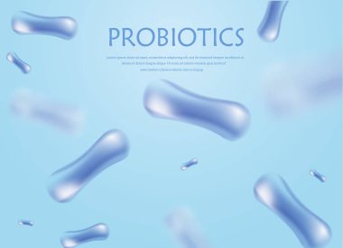 Probiyotik bakteri vektör