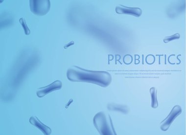 Probiyotik bakteri vektör