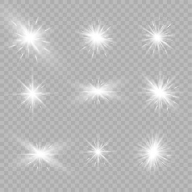 Beyaz parlayan ışık