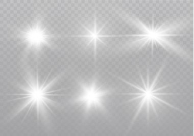 Beyaz parlayan ışık