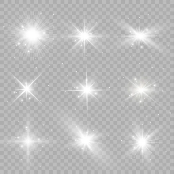 Luz blanca brillante — Vector de stock