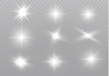 Beyaz parlayan ışık