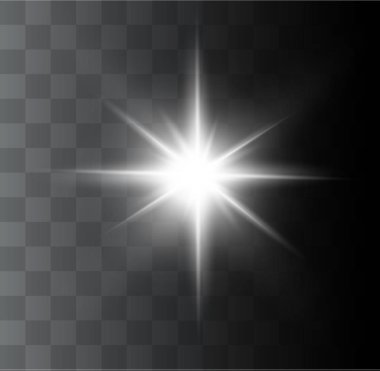 Beyaz parlayan ışık