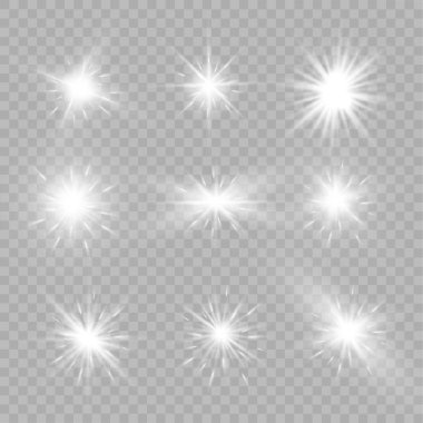 Beyaz parlayan ışık