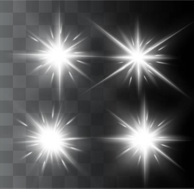 Beyaz parlayan ışık