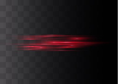 Kırmızı yatay parlama