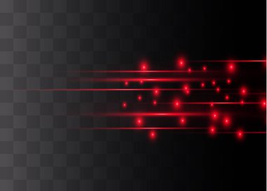 Kırmızı yatay parlama