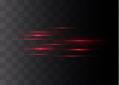 Kırmızı yatay parlama