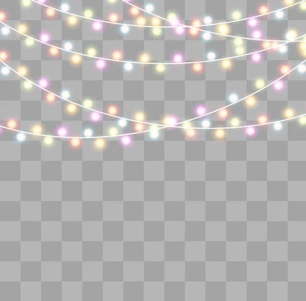 Kerstverlichting effect — Stockvector