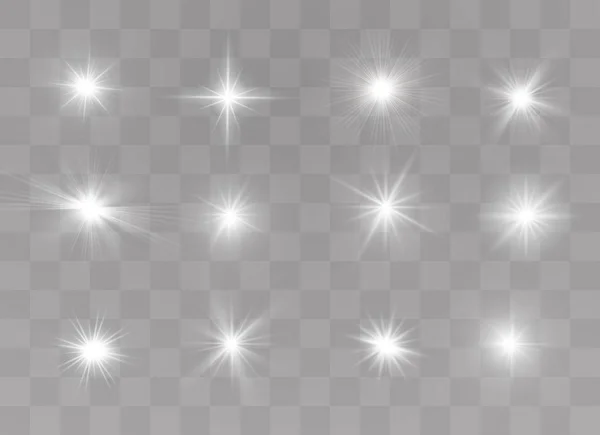 Luz blanca brillante — Vector de stock