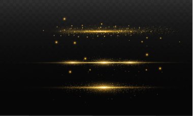 sarı yatay parlama
