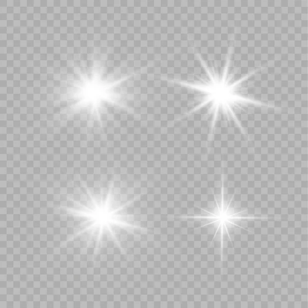 Luz blanca brillante — Vector de stock