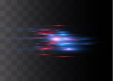 Kırmızı yatay parlama