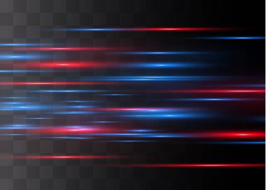 Kırmızı yatay parlama