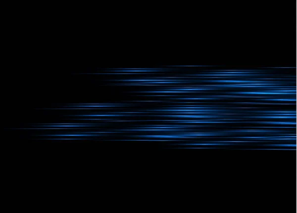 蓝色水平眩光 — 图库矢量图片