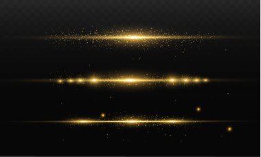 sarı yatay parlama