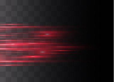 Kırmızı yatay parlama