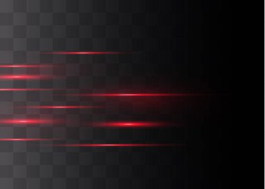 Kırmızı yatay parlama